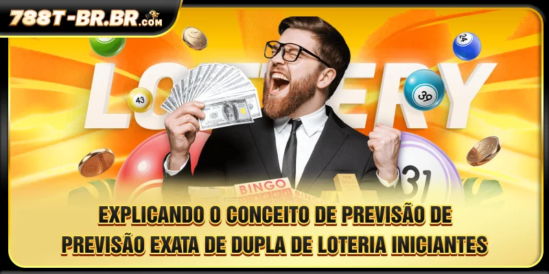 Explicando o conceito de previsão de pares de números da loteria para iniciantes.